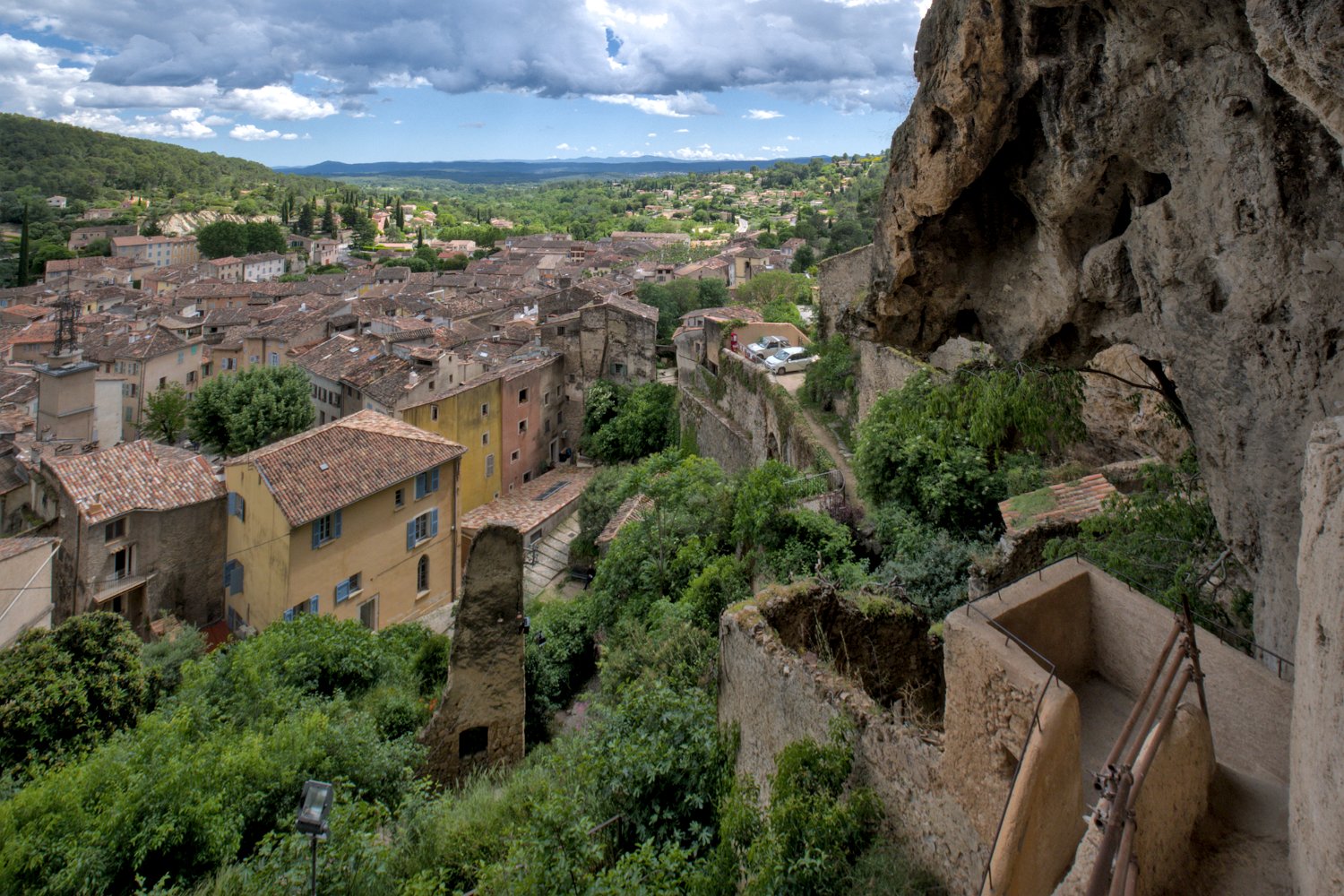 Vue sur le village